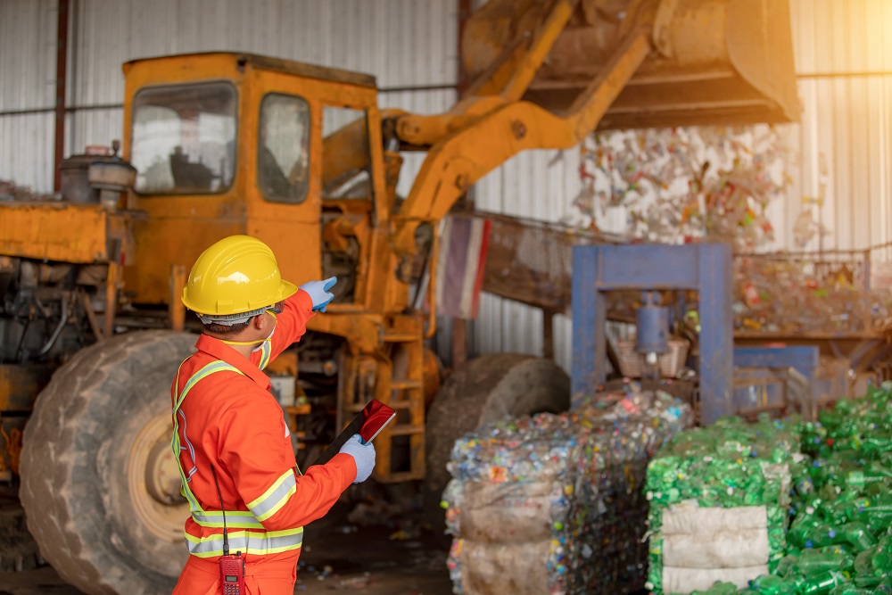 post industrial plastic waste recycling